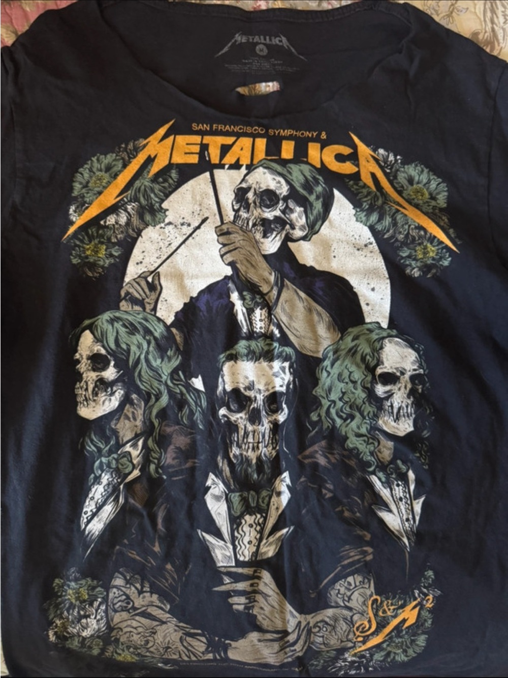 off the shoulder metallica tee